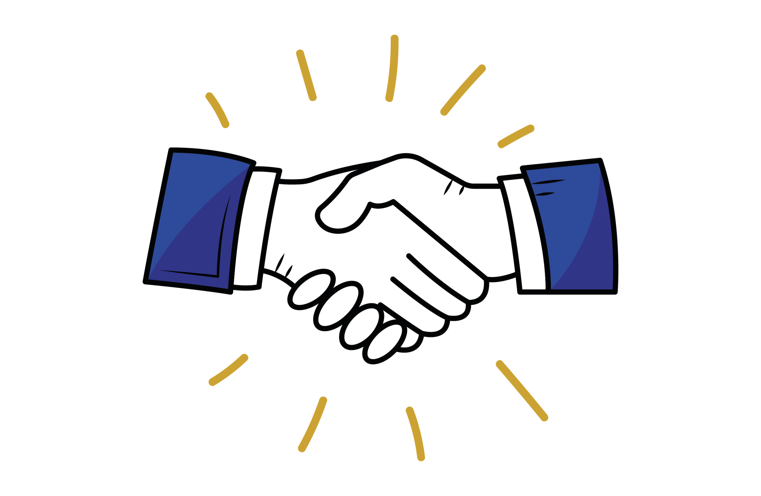 Mani che si stringono